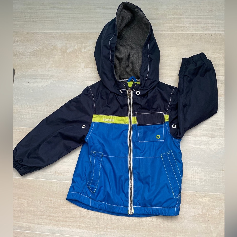 Oshkosh B'gosh 2T Fleece Lined Fall Jacket - Used